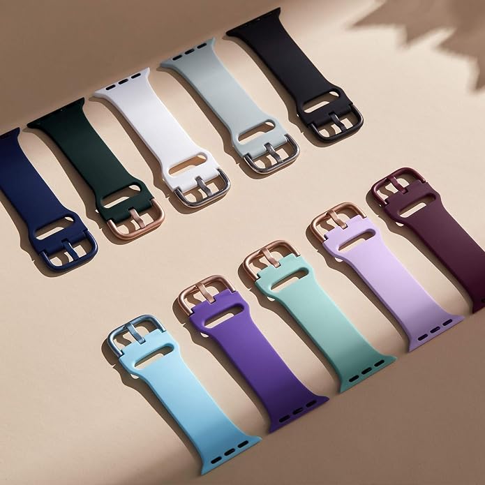 Sport Band Compatible with Apple Watch Bands 49mm 46mm 45mm 44mm 42mm 41mm 40mm - Image 3