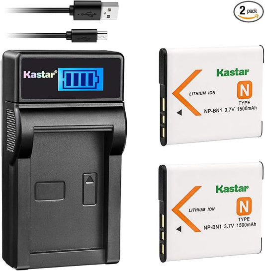 Kastar Battery & LCD Slim USB Charger by Kastar