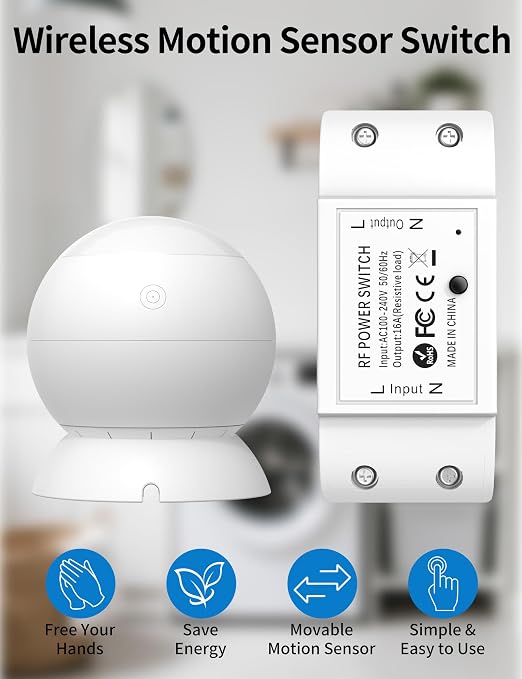 Wireless Motion Sensor Switch Kit - Image 3
