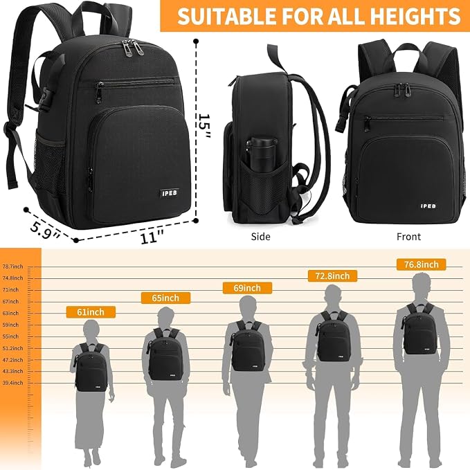 Camera Backpack for Photographers, DSLR Camera Bag, Professional Photography - Image 2