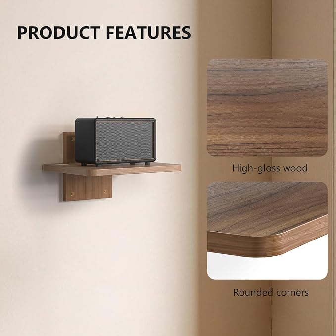 WALI Floating TV Shelf, 1 Tier Projector Shelf - Image 3