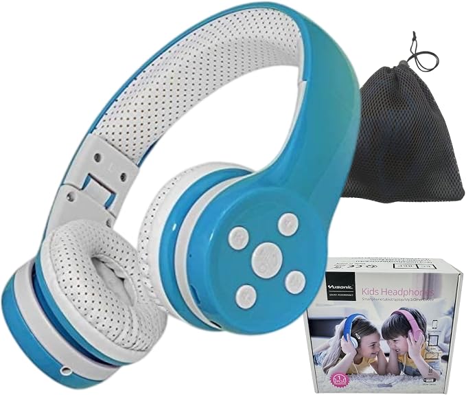 Kids Wireless Headphones, 93dB Volume Limited, Foldable - Image 10