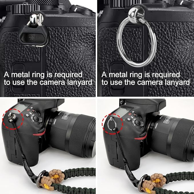 VICHUNHO Camera Wrist Strap, Secure & Adjustable DSLR Camera Hand Strap - Image 6