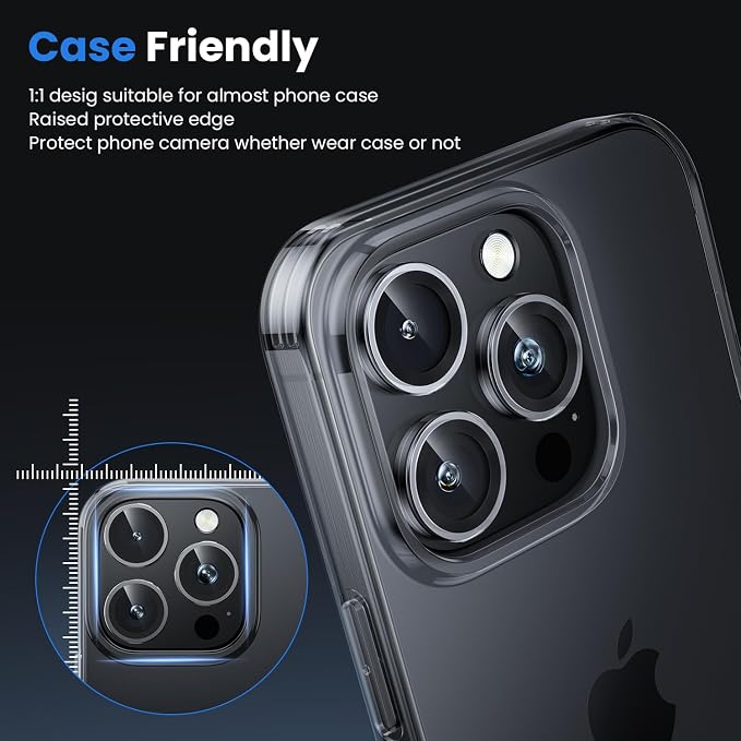 WSKEN for iPhone 16 Pro/iPhone 16 Pro Max Camera Lens Protector - Image 5