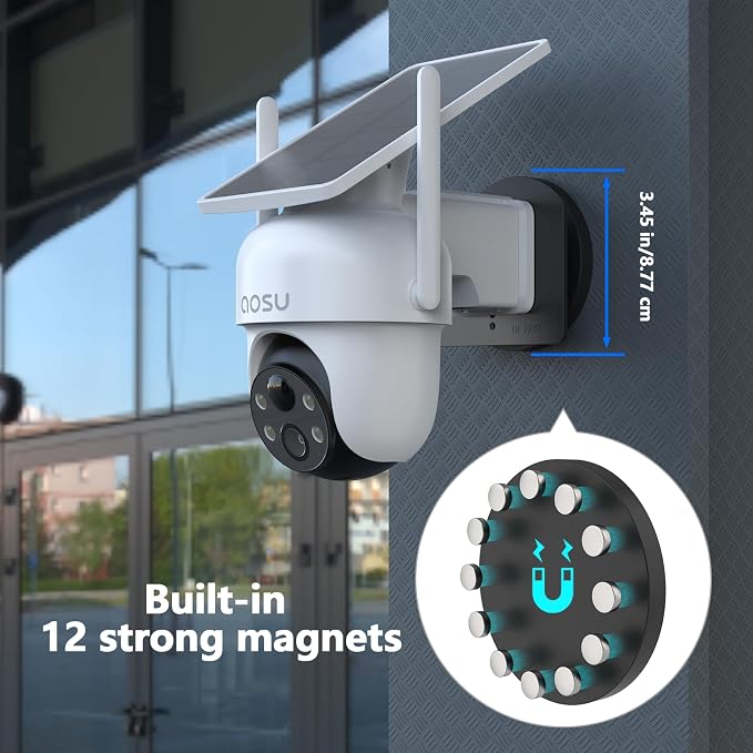 Magnetic Mount for AOSU D1 SE/Lite/Max, Reolink Argus 3MP/4MP/5MP/2K, SEHMUA 2K - Image 6