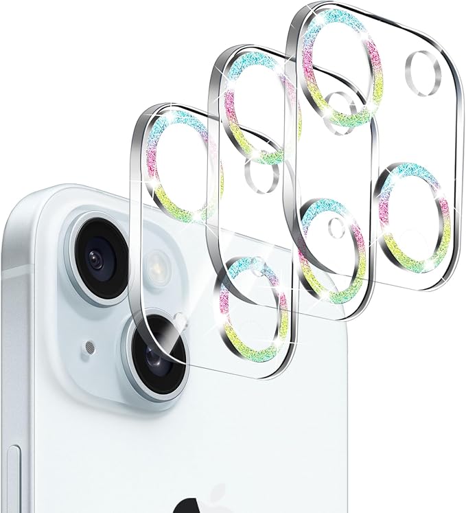 Dengduoduo 3 Pack Tempered Glass Camera Lens Protector by Dengduoduo