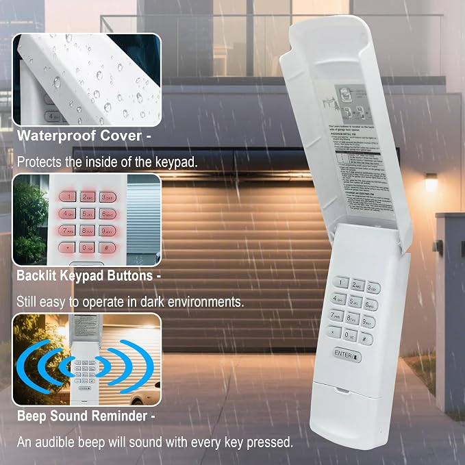 Garage Door Opener Keypad Compatible - Image 6