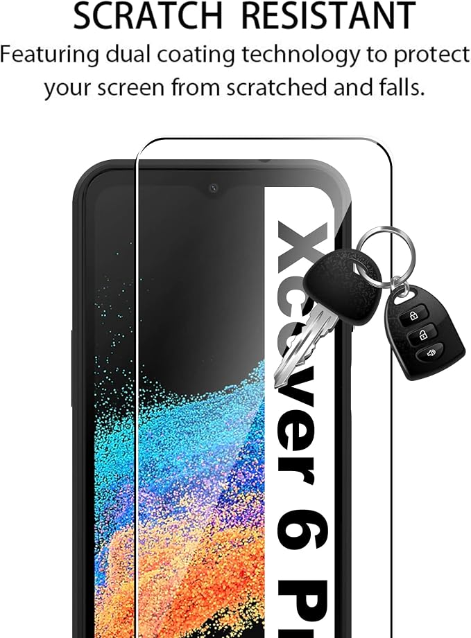 for Samsung Galaxy Xcover 6 Pro Screen Protector Tempered Glass flim+Galaxy - Image 3