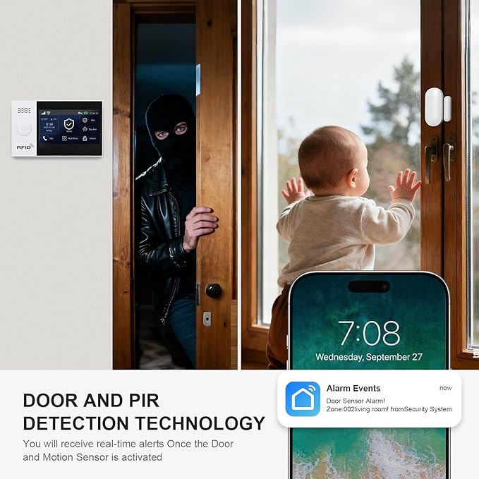 PGST Wireless Home Alarm System, Smart Home Security Systems - Image 5