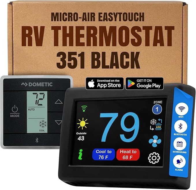 MICRO-AIR EasyTouch Digital RV Thermostat Replacement by MicroAir