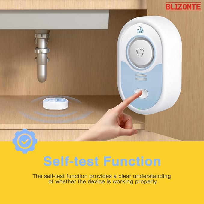 Water Leak Detector 3 Pack, 5-Year Battery Life, Water Alarm - Image 8