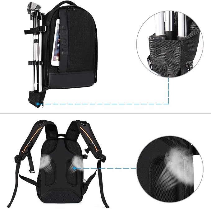MOSISO Camera Backpack, DSLR/SLR/Mirrorless Photography Backpack Buffer Padded - Image 4