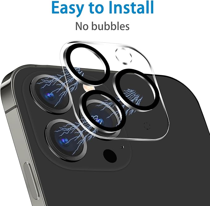 Dengduoduo 3 Pack Tempered Glass Camera Lens Protector - Image 6
