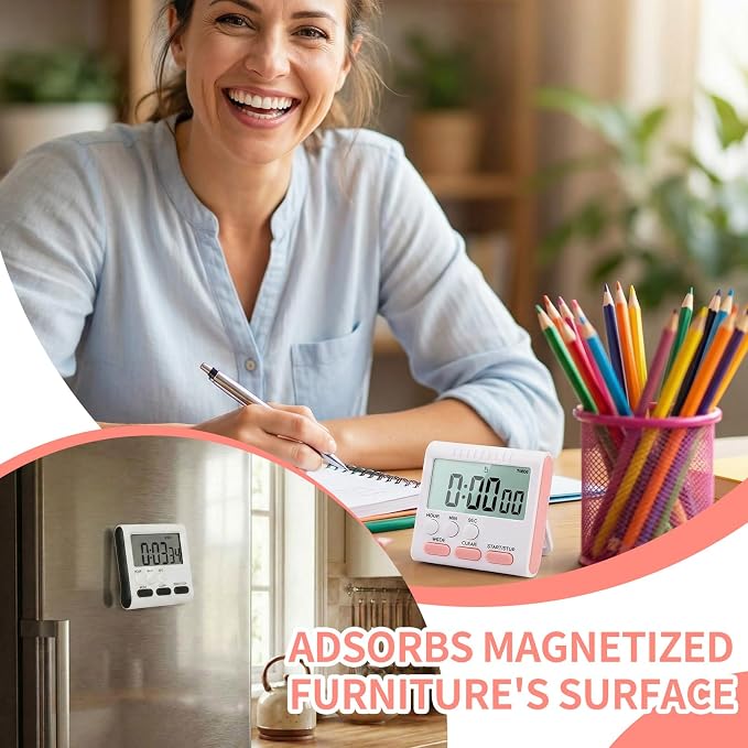 Mudder 12 Pack Digital Kitchen Timer - Image 6