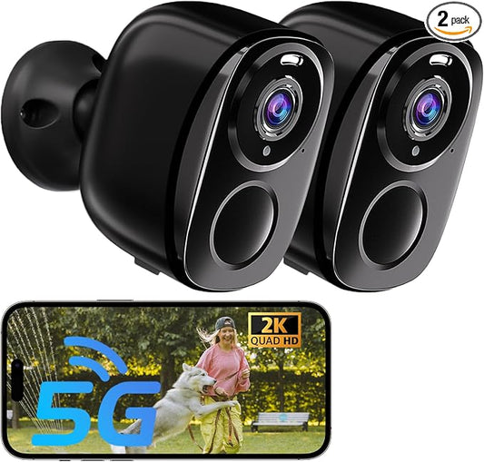 ELECCTV 5G/2.4G WiFi Security Cameras Wireless Outdoor, 2K 5G Security Camera by ELECCTVSecurity