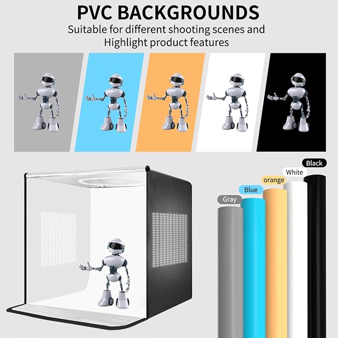Pro 16"x16" Photo Studio Light Box 3-Side Light Panel/3-Temp/Dimmable - Image 6