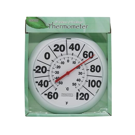 Springfield Indoor Outdoor Big and Bold Dial Thermometer, Wireless Thermometer - Image 9