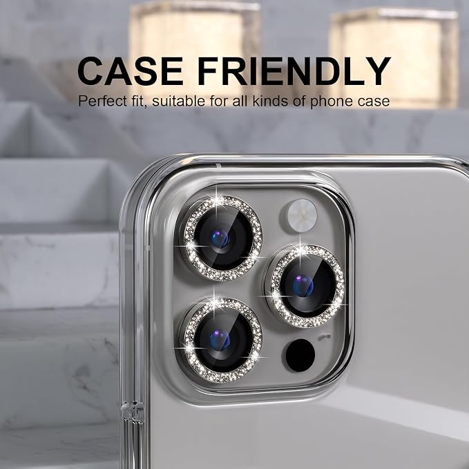 Choiche Compatible for iPhone 16 Pro/iPhone 16 Pro Max Camera Lens Protector - Image 4