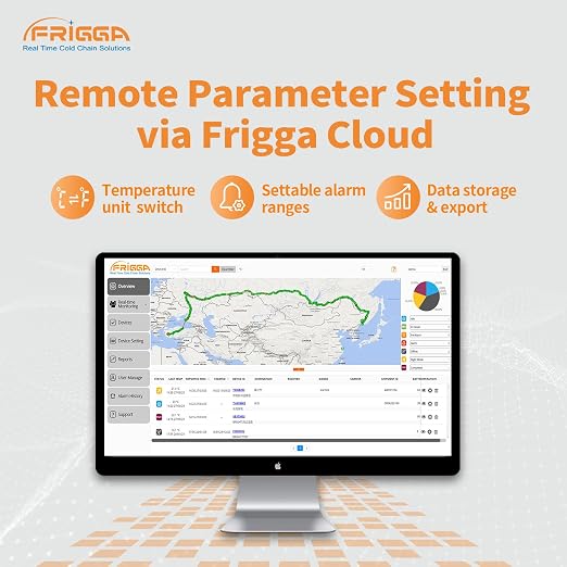 Frigga V5C Non Li 4G/5G Real Time Temperature Data Logger Single-Use 28800 - Image 5