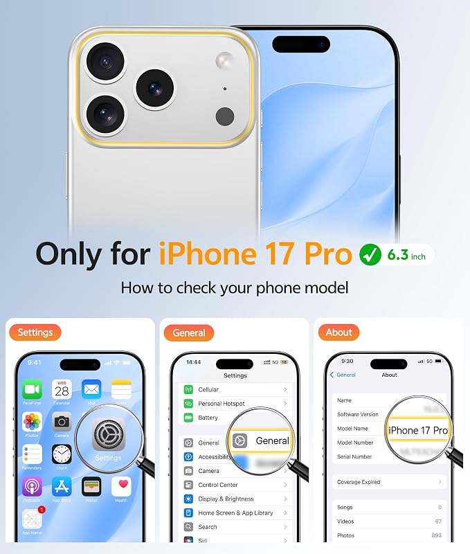 FNTCASE for iPhone 17 Pro Case: Translucent Matte Cases - Image 2