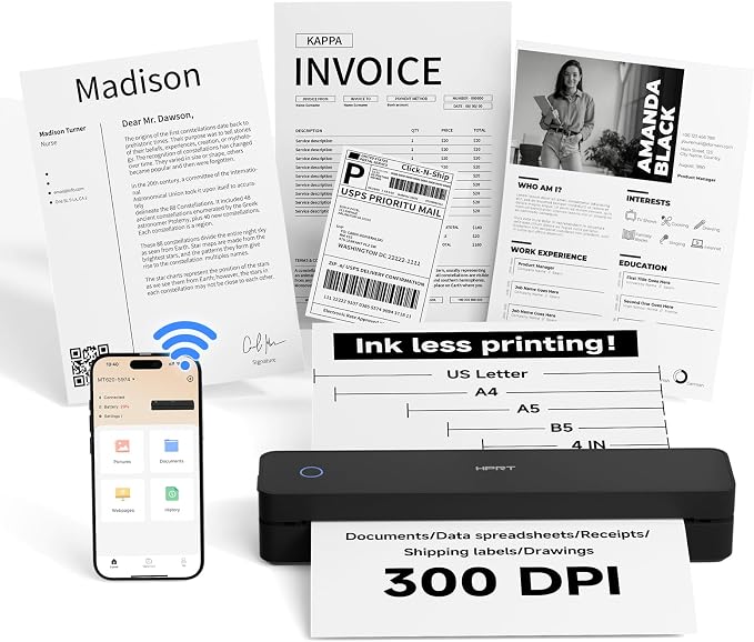 HPRT MT610 Portable Printer Wireless by HPRT