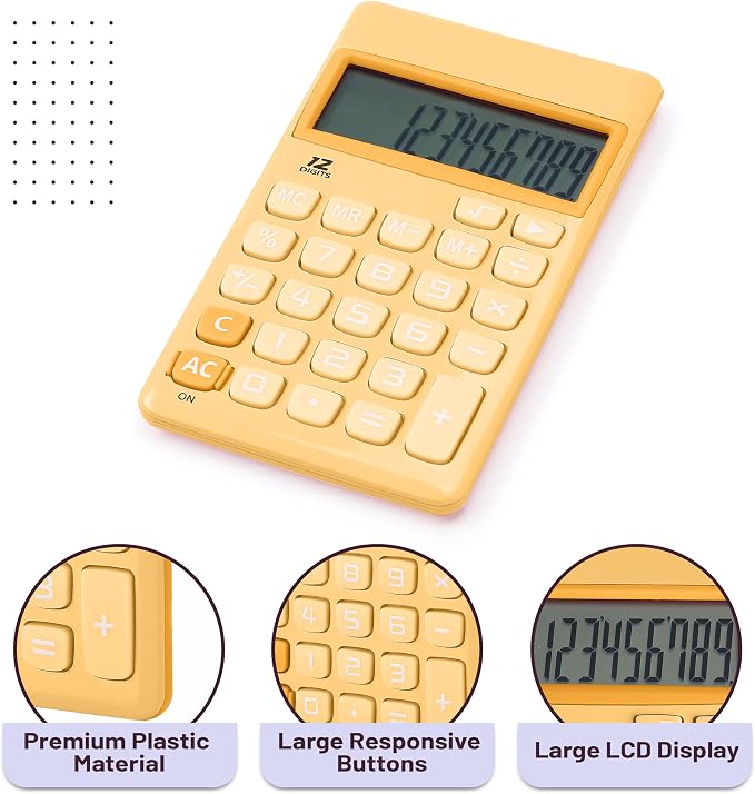 Mr. Pen- Standard Function Calculator, 12 Digits, Small Calculator - Image 4