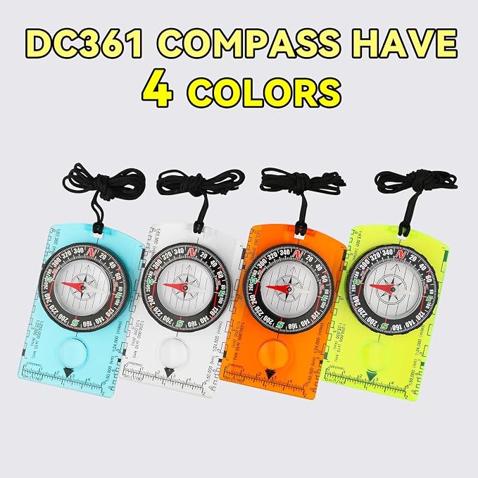 Compass Hiking Survival, Wilderness Survival Compass - Image 2