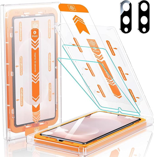 MRGLAS 2+2 Packs for Samsung Galaxy S25 Edge Screen Protector 6.7'' by MRGLAS