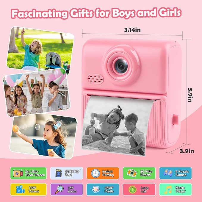 Kids Instant Print Camera, Instant Camera - Image 3