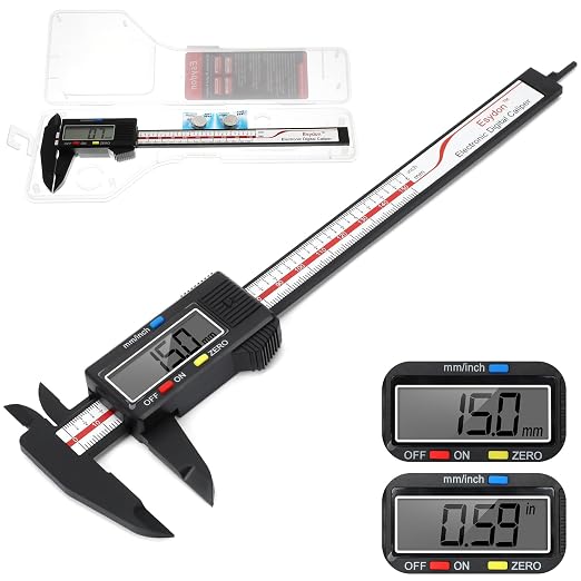 Digital Caliper, Esydon Upgraded Calipers 6 inch, Measuring Tool, Electronic by Esydon