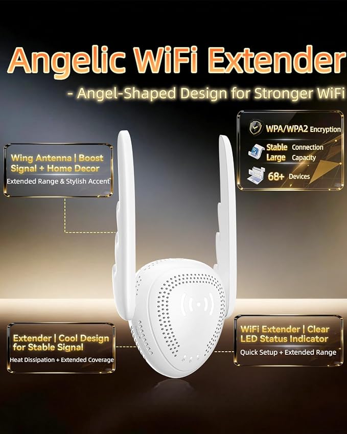 2026 Upgraded WiFi Extender for Home, High-Speed Wireless Internet Repeater - Image 7