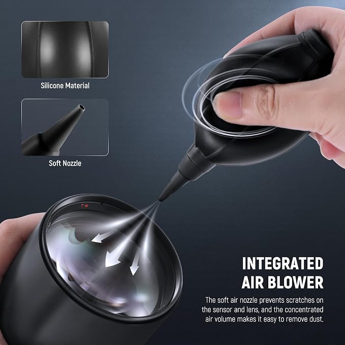 NEEWER 16 in 1 Camera Lens Cleaning Kit, Brush + Air Blower + Cleaning Swab - Image 2
