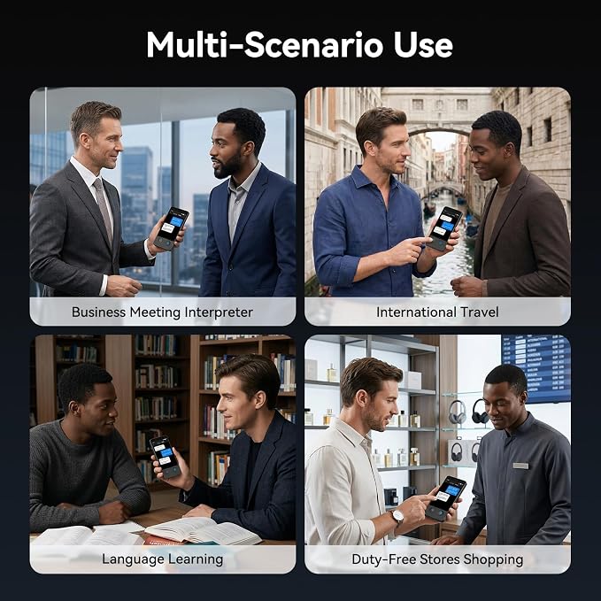 W12 Language Translator Device, 2026 Upgraded AI Translator No WiFi Needed - Image 9