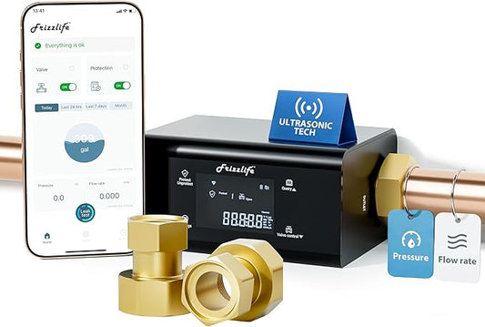 Frizzlife LP365-P Smart Water Monitor and Automatic Shutoff by FRIZZLIFE
