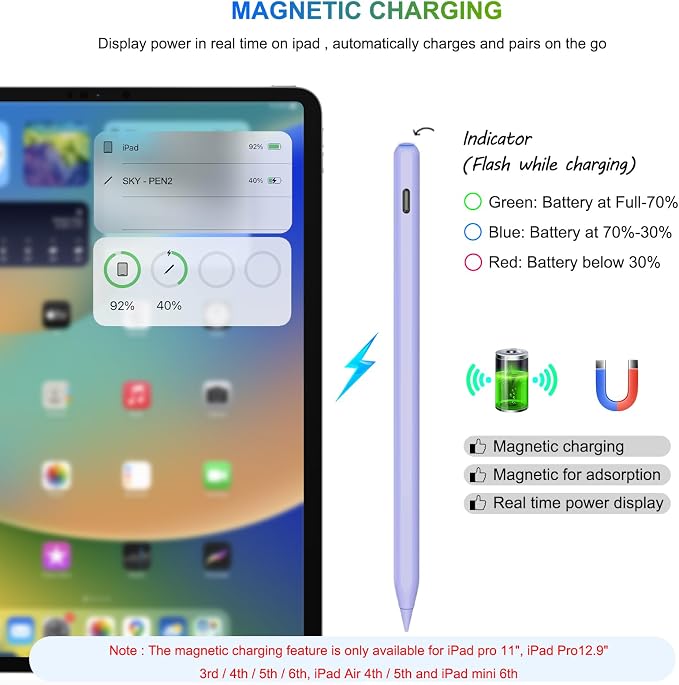 HATOKU Pencil 2nd Generation Wireless Charging, Pencil - Image 2