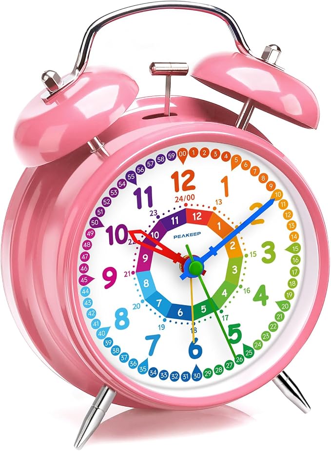 Peakeep Loud Analog Alarm Clock by PEAKEEP