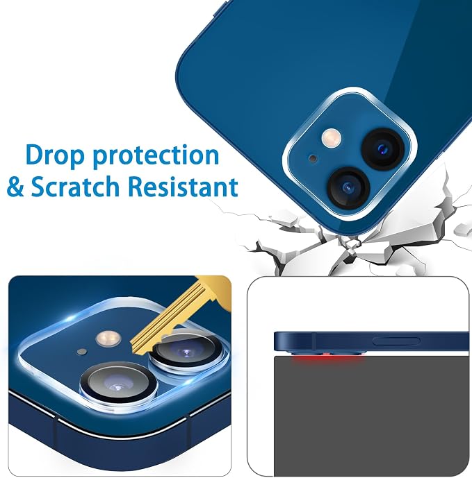 Dengduoduo 3 Pack Tempered Glass Camera Lens Protector - Image 4