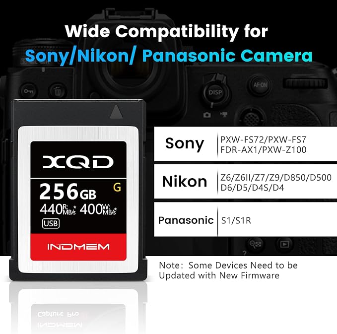 INDMEM XQD 256GB Memory Card, 5X Tough MLC XQD Flash Memory Card High Speed G - Image 6
