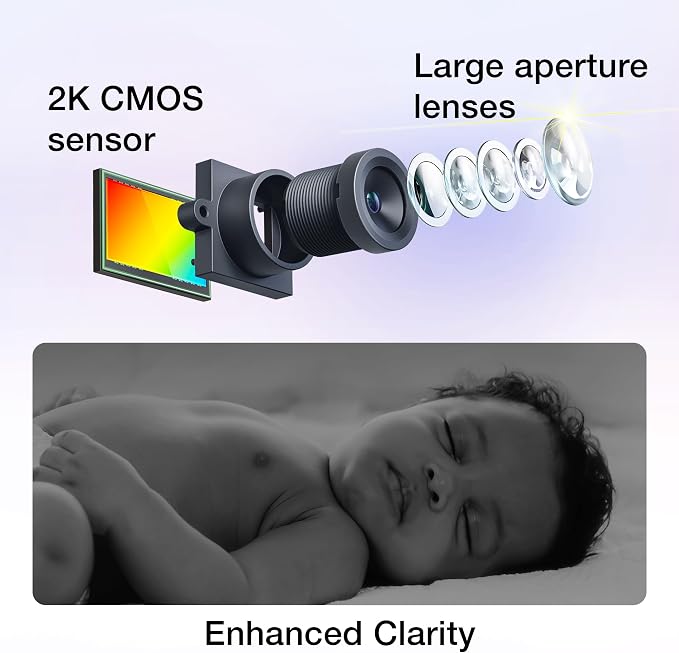 VTech Smart WiFi Baby Monitor, 2 Cameras - Image 5