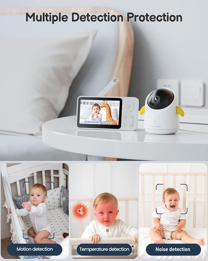 Baby Monitor with Camera and Audio WiFi/No WiFi: Baby Monitor WiFi Smartphone - Image 3