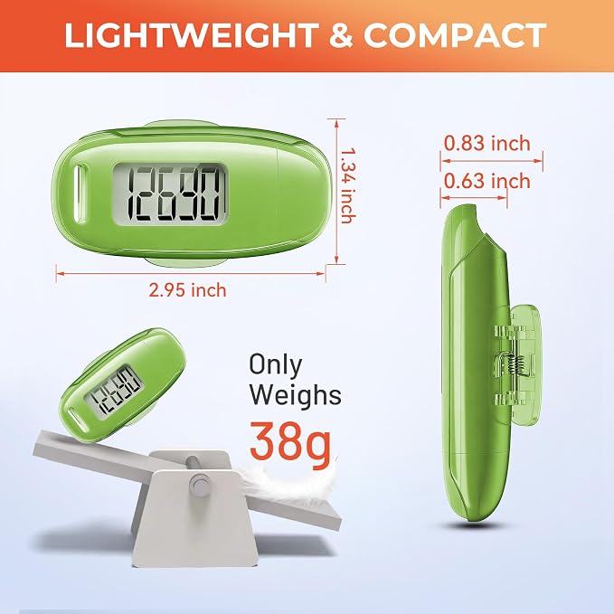 3D Pedometer for Walking, Simple Walking Step Counter - Image 6