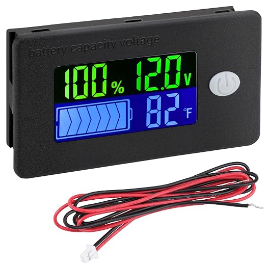 DROK RV Battery Monitor 12v by DROK