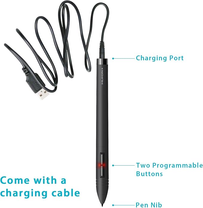 Huion P80 Rechargeable Digital Pen Stylus - Image 4