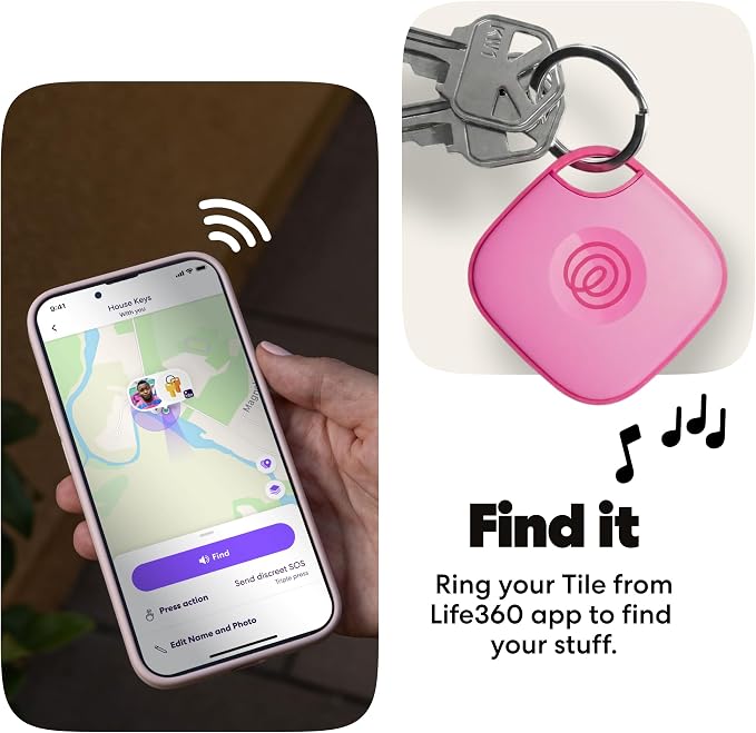 Life360 Tile - Bluetooth Tracker, Keys Finder and Item Locator - Image 4