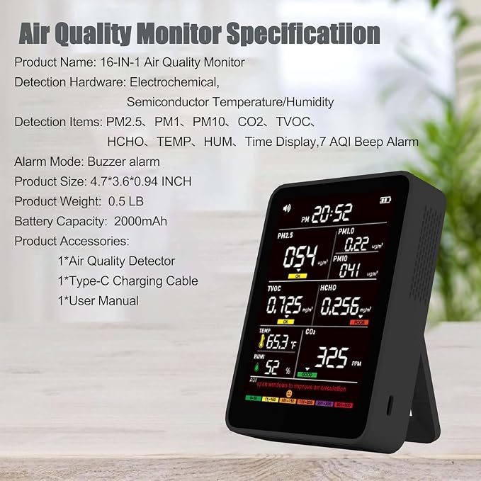 Professional Indoor Air Quality Monitor - Image 7