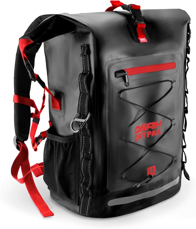 OSAH DRYPAK Waterproof Backpack Dry Bag 25L/35L/55L/85L – Heavy Duty Roll-Top by OSAHDRYPAK