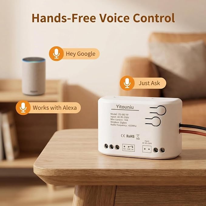 Tuya Smart WiFi 5V garage door opener controller Garage Open Close Monitor - Image 4