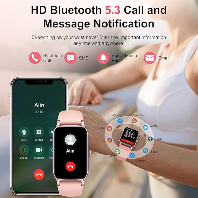 Jugeman Smart Watch for Men Women, 1.57" Smartwatch, 2026 New Fitness Tracker - Image 2