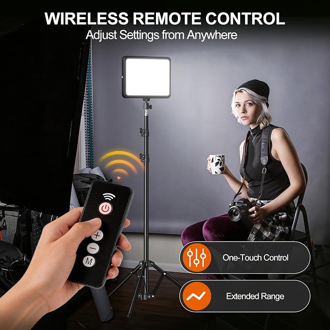 EMART LED Video Light Kit, 35W/3600lux Studio Lights - Image 7