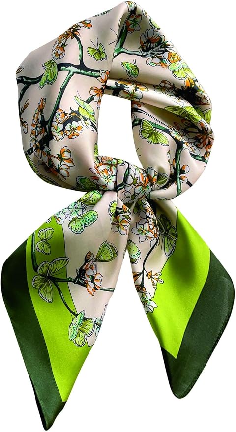 Silky Scarf for Women Lightweight Satin Bandanas Neck Hair Wrap For Sleeping by OnllhNiceScarfForWomen